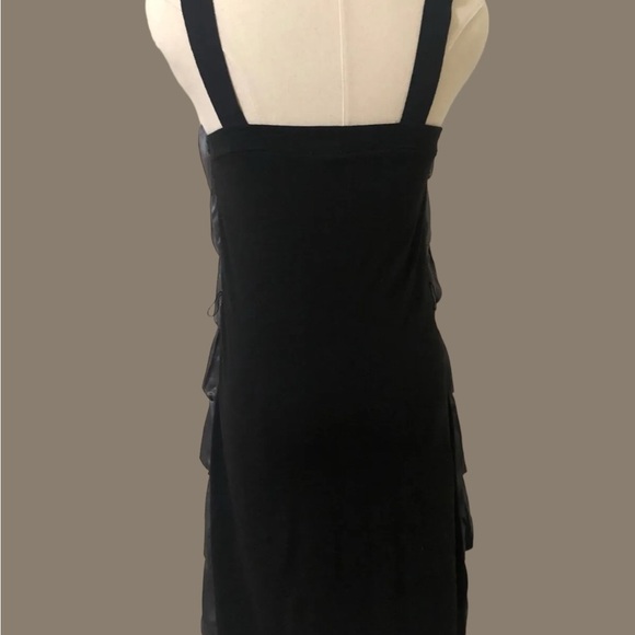J Crew Black, Silk Knee Length Dress SZ XS - Picture 4 of 8